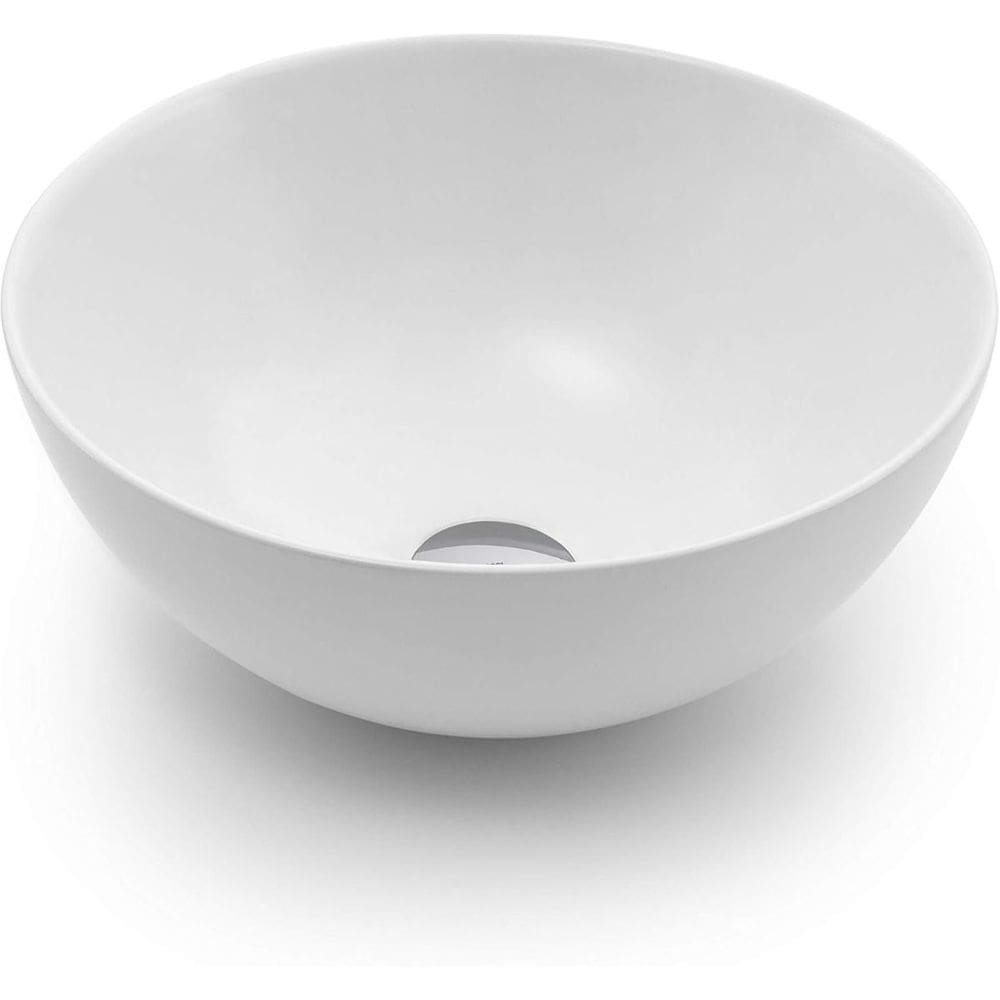 Cubo de Apoio Redondo Mesa Banheiro Lavatório 320x130mm Branco Esmaltado Docol