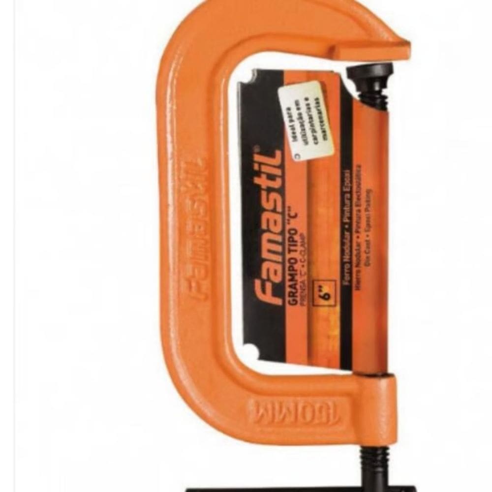 Grampo C para Carpinteiro 6 Polegadas Famastil