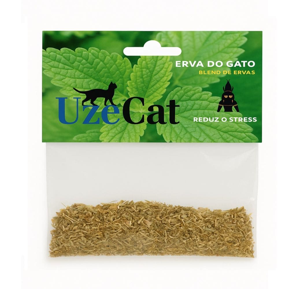 Erva Gato Catnip Natural UzeCat Relaxante 3g