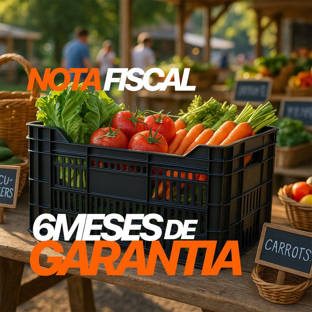 Caixas Plásticas Hortifrúti Agrícola 57L Vazada | Casas Bahia
