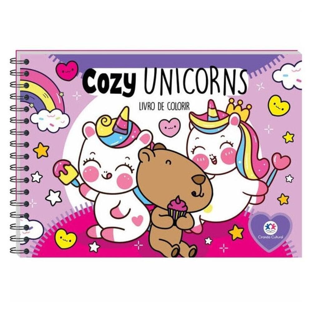 Cozy Unicorns - Para Colorir