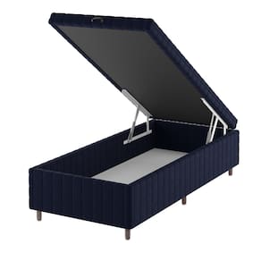 BASE BOX BAU SOLTEIRO RAVENA (43X88x188CM) TURKEY AZUL - CASA GIULIA