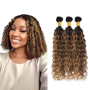 Pacotes de cabelo LadrxADR Highlight Water Wave P4/27 300g 3 pacotes