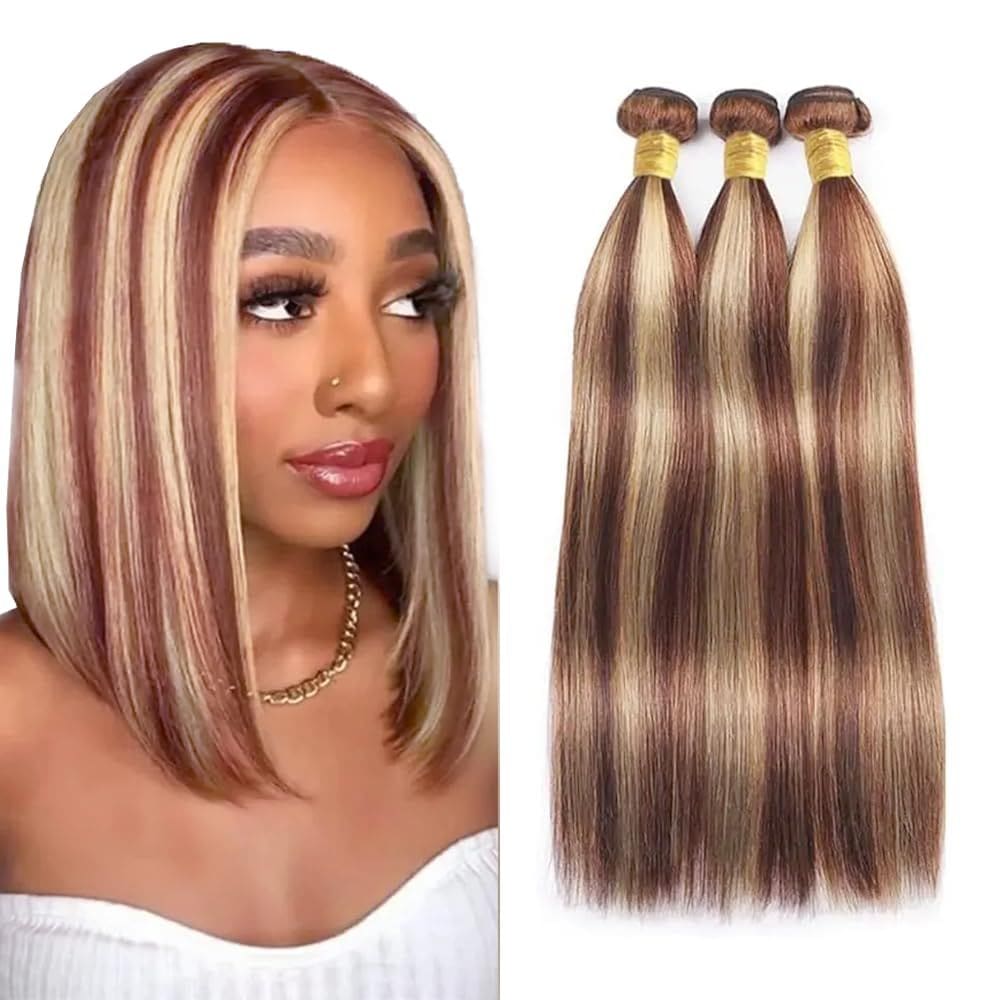 Pacotes de cabelo LadrxADR Highlight 613 Human Hair #33 Brown