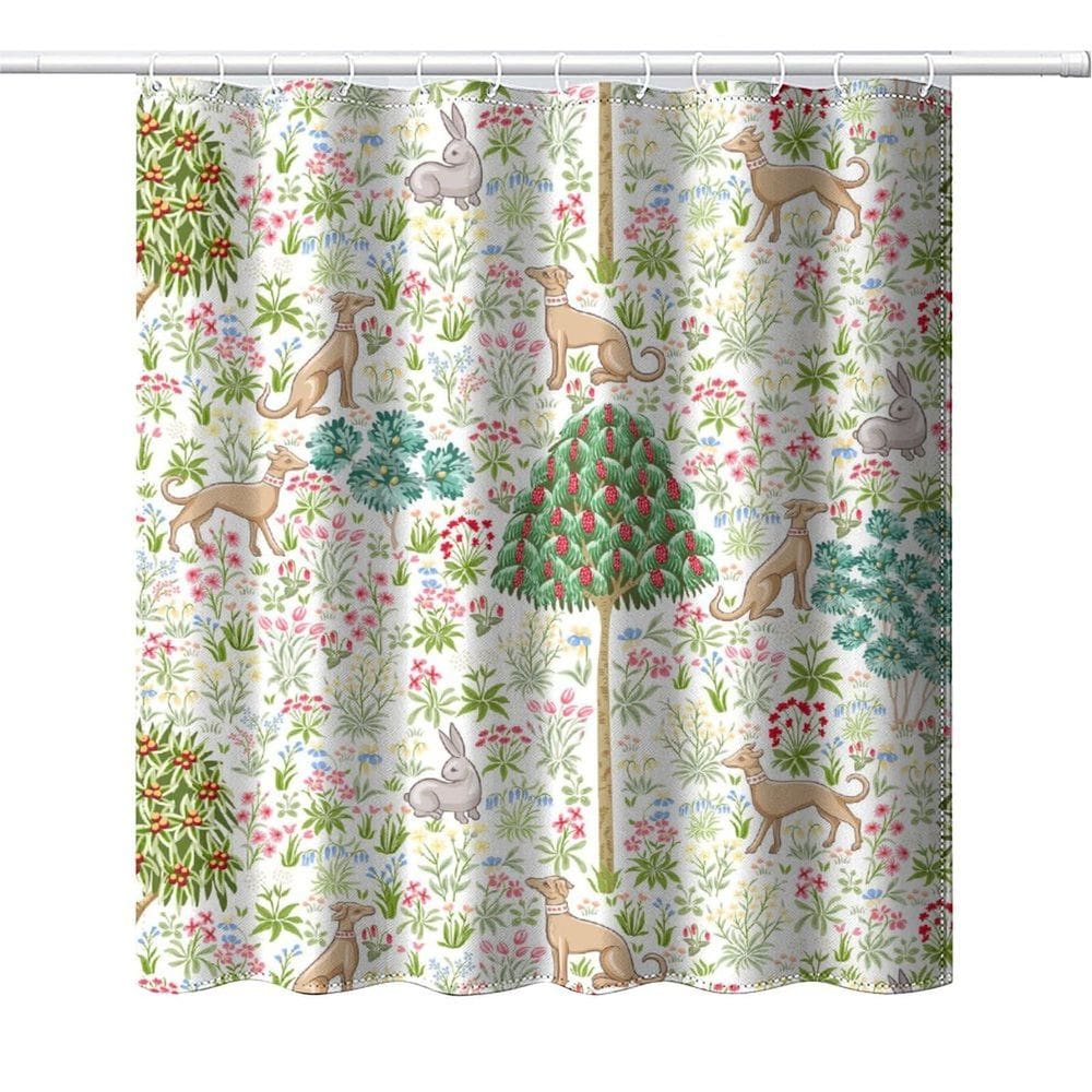 Cortina de chuveiro SXXLDNG Vintage Floral William Morris Design