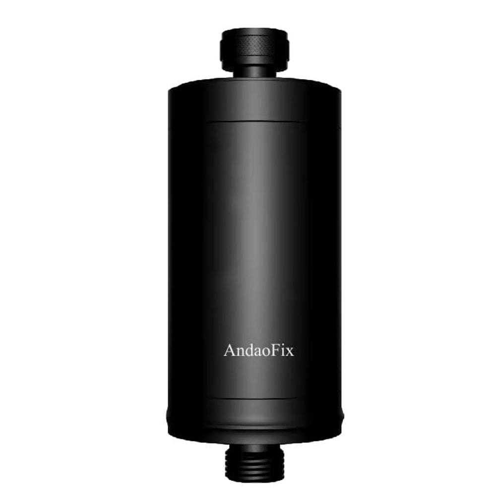 Filtro de chuveiro Andaofix Metal Durable High Flow Matte Black