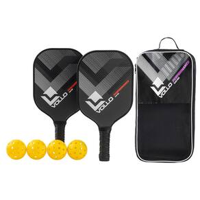 Kit Jogo Pickleball Performance 2 Raquetes 4 Bolas Vollo