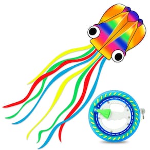 Polvo grande Kite YFAFENGS com enrolador de bobina para adultos e crianças