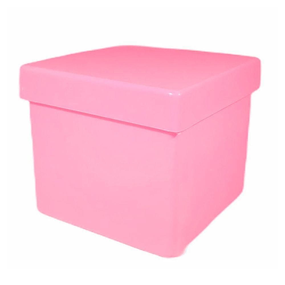 Caixa Sólida Rosa 5cm X 5cm - 10 Unidades