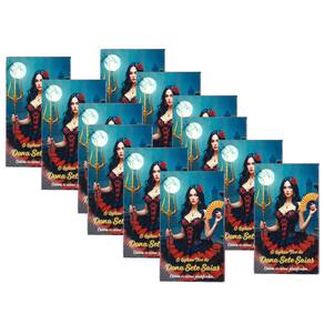 Kit c/ 12 O autêntico Tarô Dona Sete Saias 36 Cartas Plas+Man