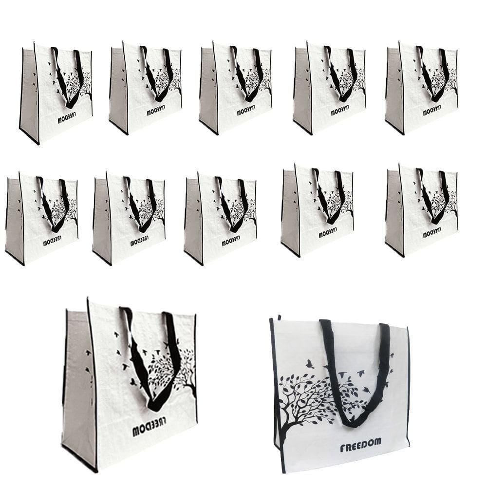 Bolsa Ecobag Ecologica Sacola De Ombro Kit 12 Uni Reutilizavel Retornavel Mercado Compras Ajuda Armazena