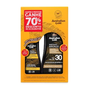 Kit Australian Gold Protetor Solar FPS30 + Acelerador