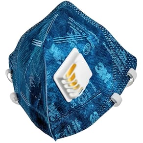 Respirador N95 PFF2 com Válvula Alta Filtragem Azul 9822 3M CA 41515