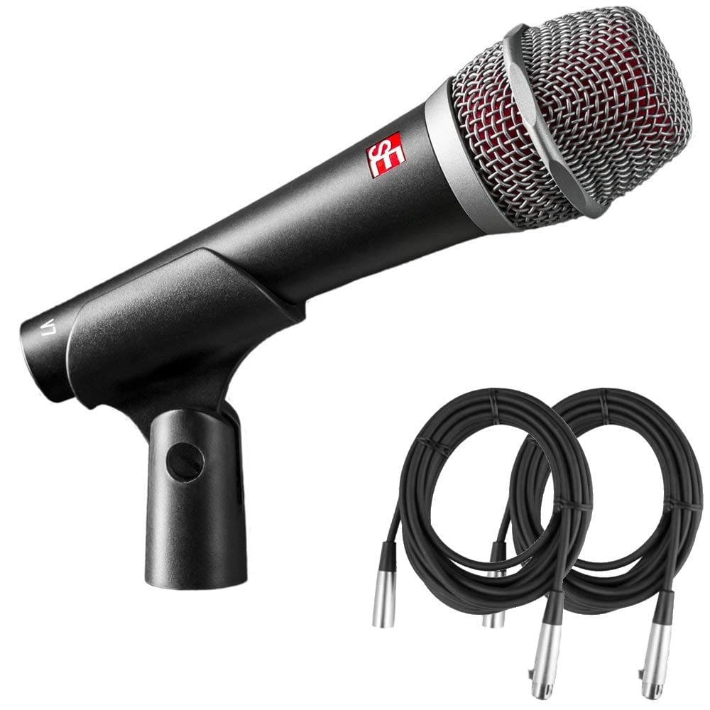 Microfone sE Electronics V7 Handheld Dynamic com 2 cabos XLR