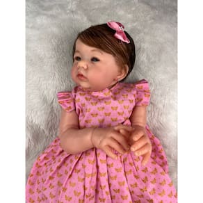 BEBE REBORN autêntico MENINA REALISTA PODE DAR BANHO