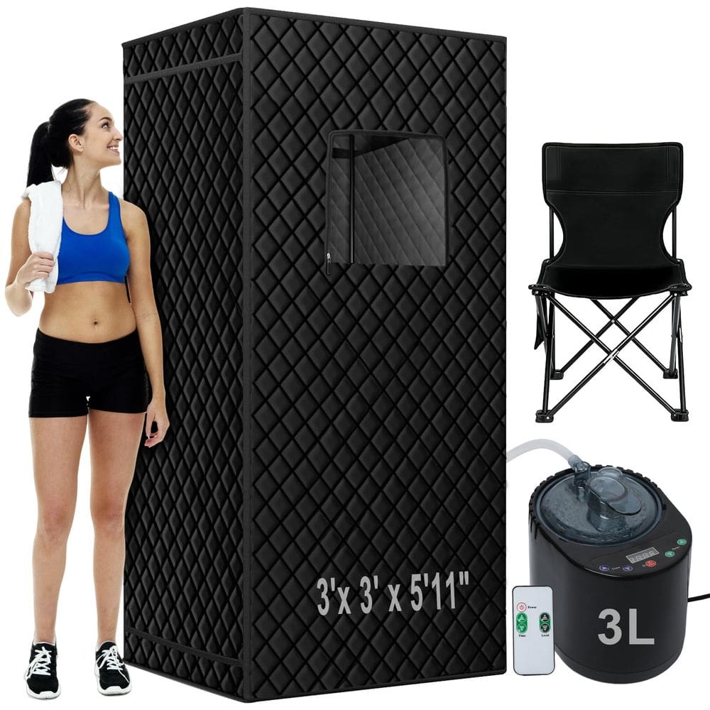 Sauna a vapor portátil Ramarmro 90x90x180cm 3L 1500W