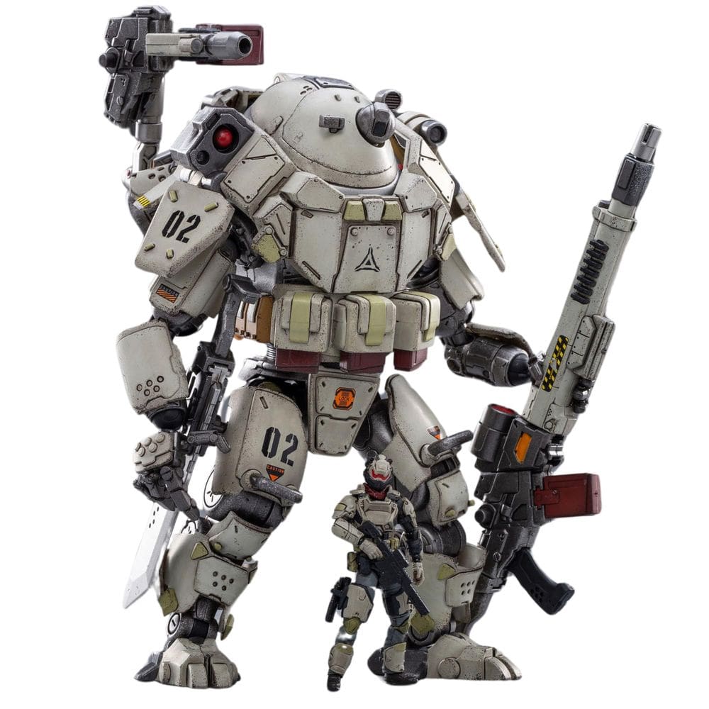 Boneco de ação JOYTOY Iron Wrecker 02 Tactical Mecha em escala 1/25