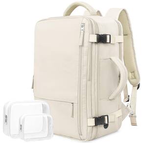 Mochila de viagem Rinlist Airline aprovada pela Airline Beige