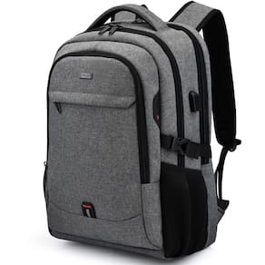 Mochila DUSLANG Travel Laptop 17" resistente à água cinza claro