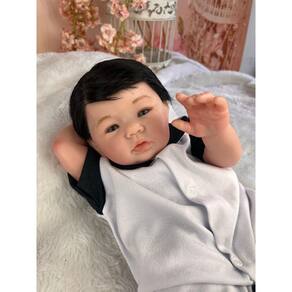 Bebê Reborn Menino Corpo de Pano Macio Lindo e Realista