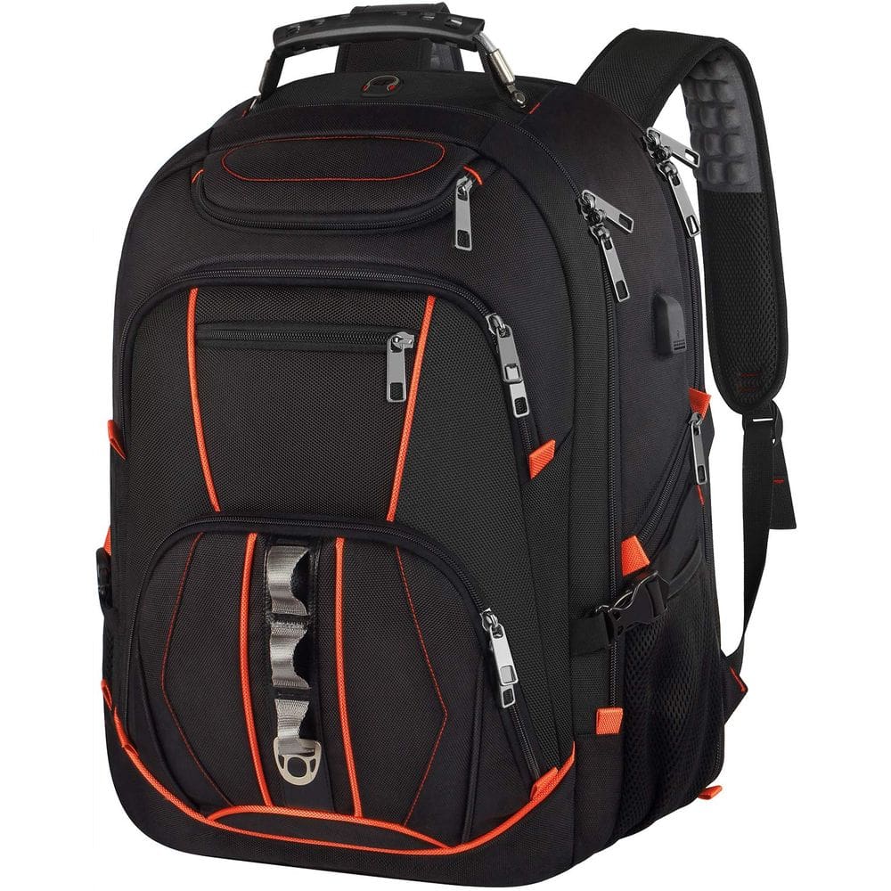 Mochila de viagem para laptop JCDOBEST extra grande de 18,4 polegadas