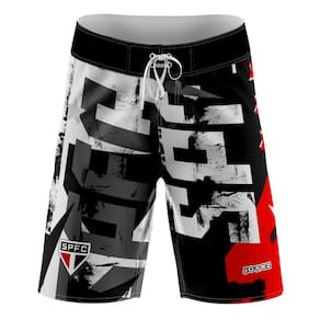 Bermuda do SP FC Quebrada Masculina Tactel c Elastano | Oficial