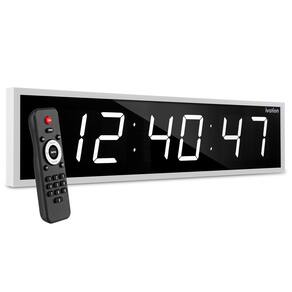 Relógio LED Ivation Huge de 60 cm com cronômetro, alarmes e temporizador