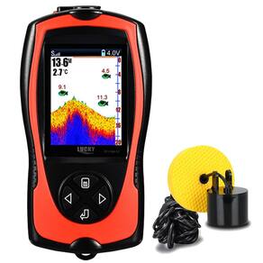 Caiaque portátil portátil Fish Finder LUCKY com fio e sensor de sonar
