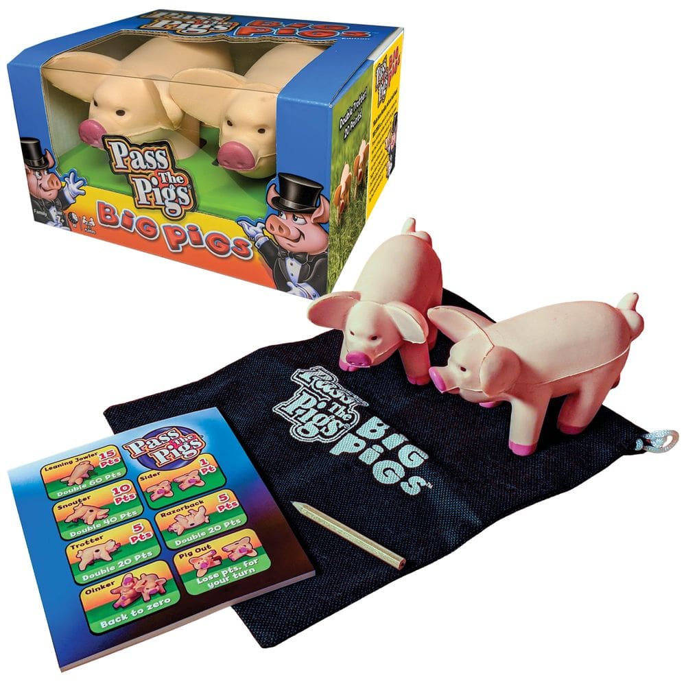 Passe as jogadas vencedoras do jogo The Pigs Big Pigs para 2 a 4 jogadores