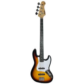 Contra Baixo Elétrico Jazz Bass 4 Cordas Passivo Sunburst
