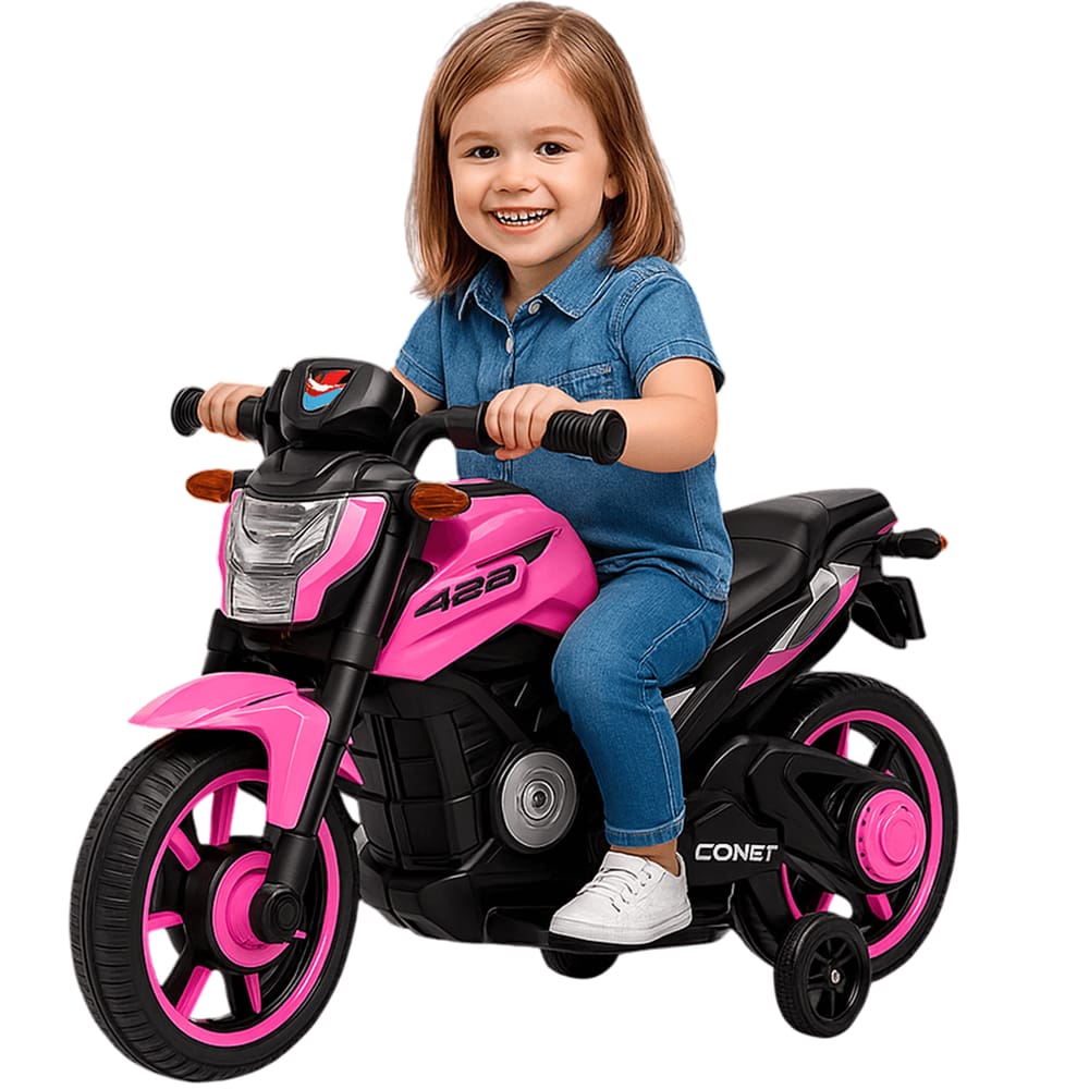 MotInha Elétrica Infantil Bang Toys Syren X2 Rosa 12V