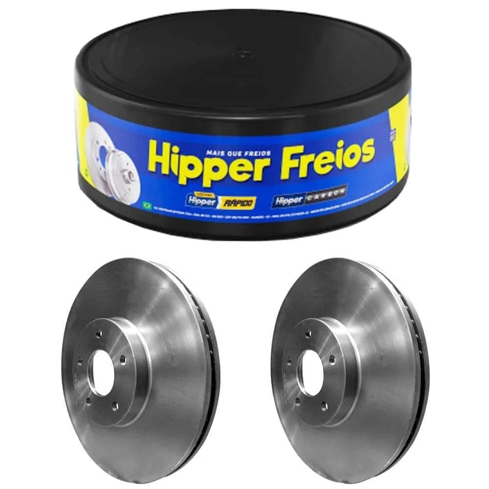 Par Disco Freio Compass Ventilado Hipper Freios HF720E