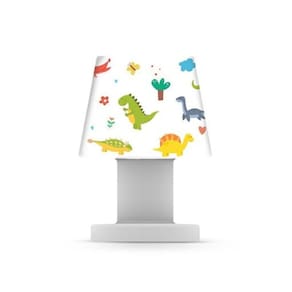 Luminária Dino Mágica: Abajur Infantil Pequeno Para Decoração Do Quarto Da Criança