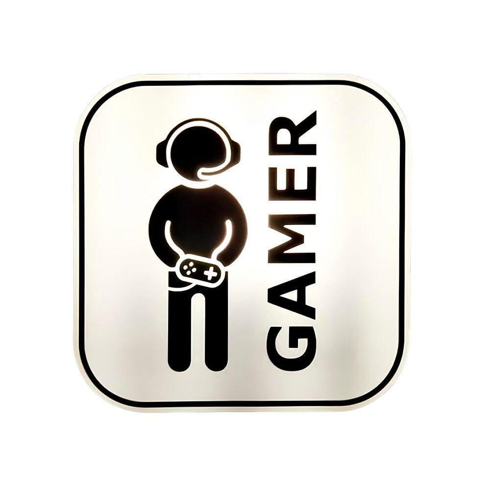 Luminária Gamer Moderna - Iluminação Versátil Para Setup De Mesa Ou Parede