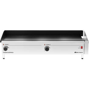 Chapa para Lanches Elétrica 100 Cm Linha Comercial 2 Zonas 7200W Marchesoni