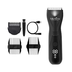 Aparador corporal e barbeador masculino para áreas sensíveis SilkSens