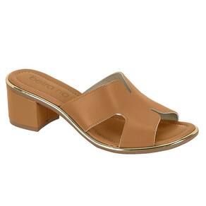 Tamanco Feminino Beira Rio Salto Bloco Tiras H Napa 8379.251