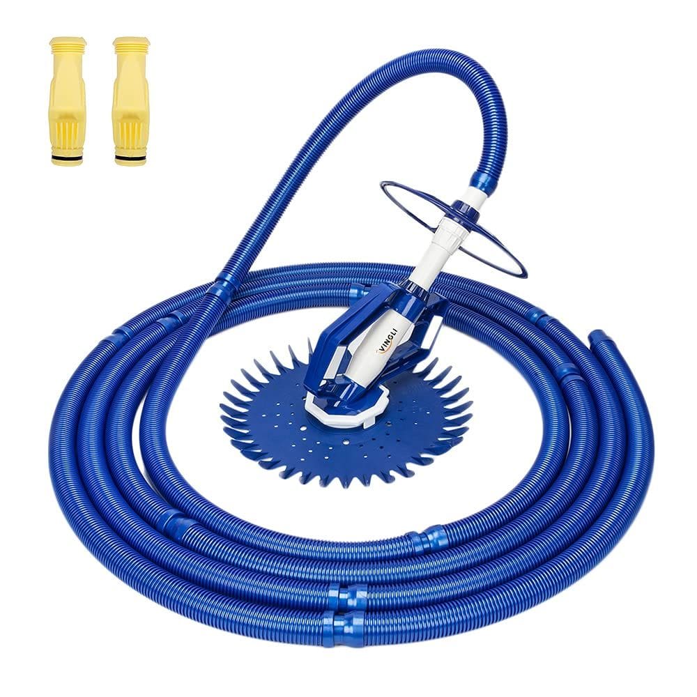 Aspirador de piscina VINGLI acima do solo, interno e externo, com mangueira de 10 m