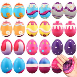 Squishy Toys KAFKA Easter Eggs, 24 pacotes para crianças com caixa de presente