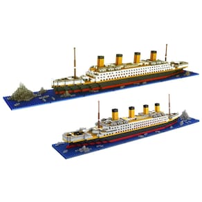 Conjunto de construção DoVob Titanic com 1872 Mini Bricks para crianças e adultos