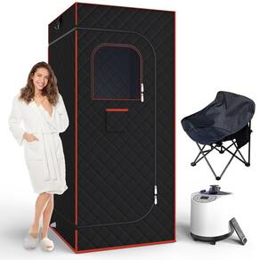 Sauna portátil AgiiMan com sistema de vaporização 3L, controle remoto e cadeira