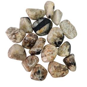 Pedra Jaspe Zebra 2 a 4 cm Rolada 250 gramas Natural