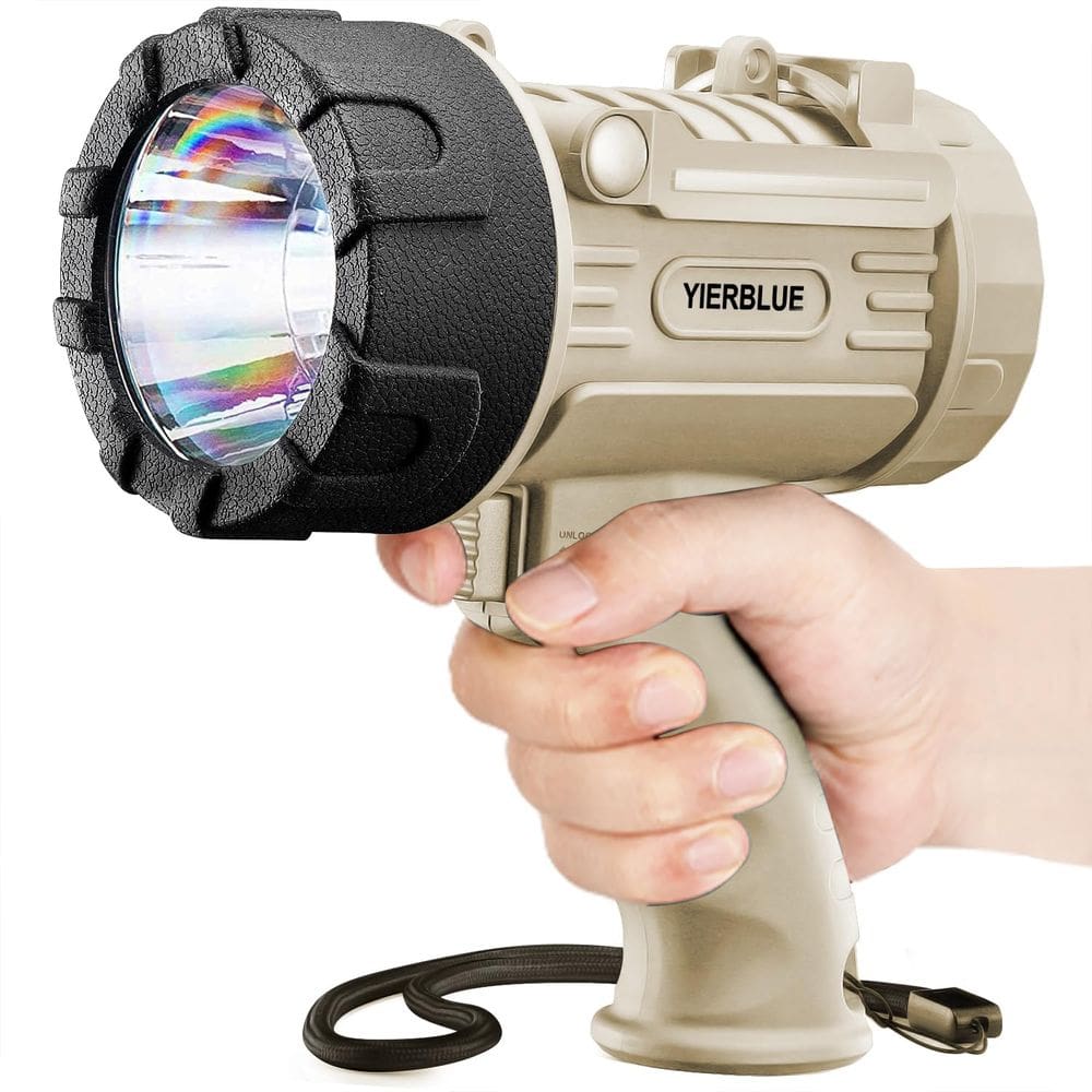 Refletor YIERBLUE recarregável de 1.000.000 lm à prova d`água IP67