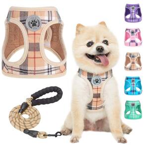 Conjunto de coleiras e coleiras para cães BEAUTYZOO Step in No Pull para XXS