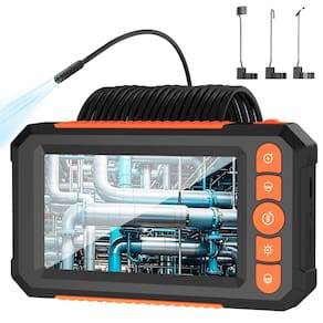 Câmera endoscópica KMDES 4,3` com tela IPS 1080P HD IP67