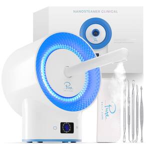 sistema de vaporização facial Pure Daily Care NanoSteamer Clinical 10 em 1