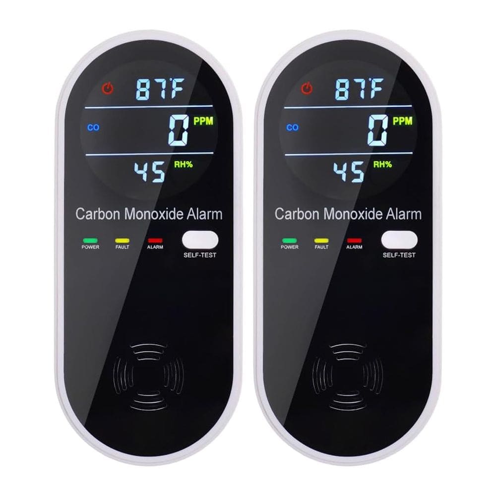 Detector de monóxido de carbono FLUNGSKY Plug-in 3 em 1 com display LCD