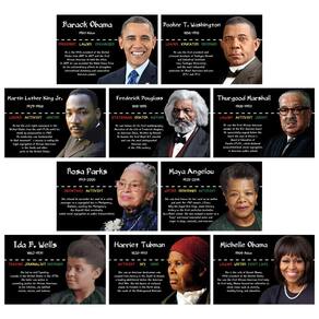 Pôsteres de decoração Arosche Black History Month 10 unidades 24x35cm