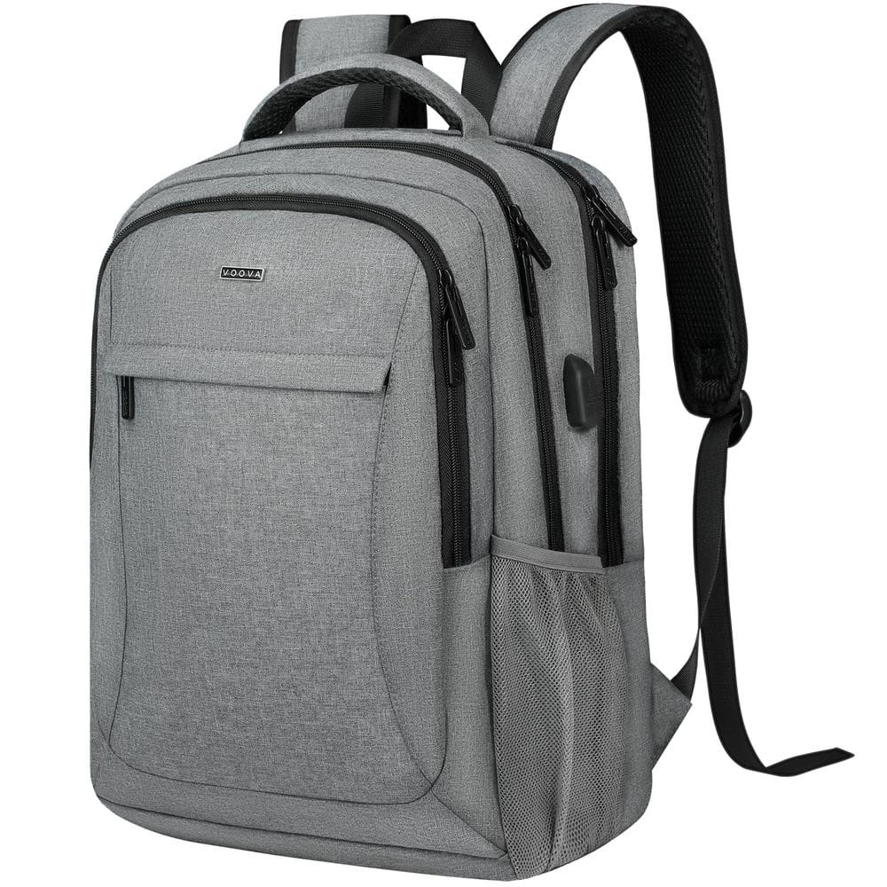 Mochila de viagem para laptop Voova Waterproof 15,6" cinza