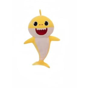 Brinquedo de pelúcia Shark Cute Singing and Glowing para meninos e meninas